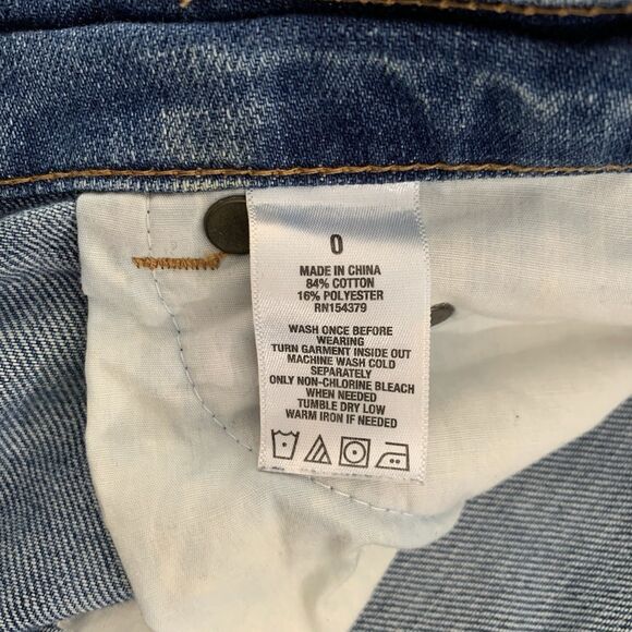 Aeropostale Jeans Women Boyfriend Distressed Mid Rise Denim 30x28.5 Grunge Boho - Picture 6 of 9